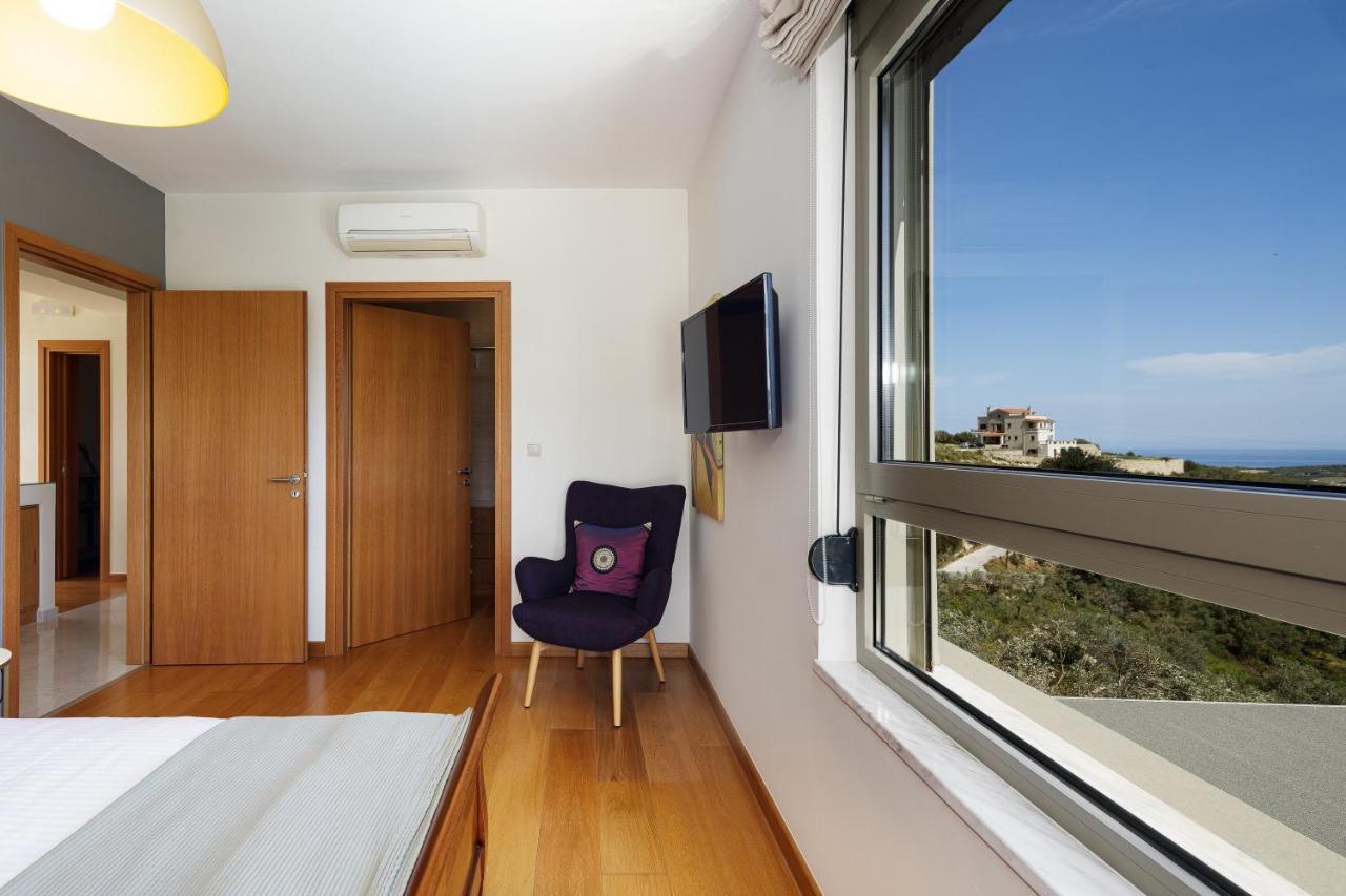 Rizes Villa With Jacuzzi & Heated Pool Agia Triada Екстер'єр фото