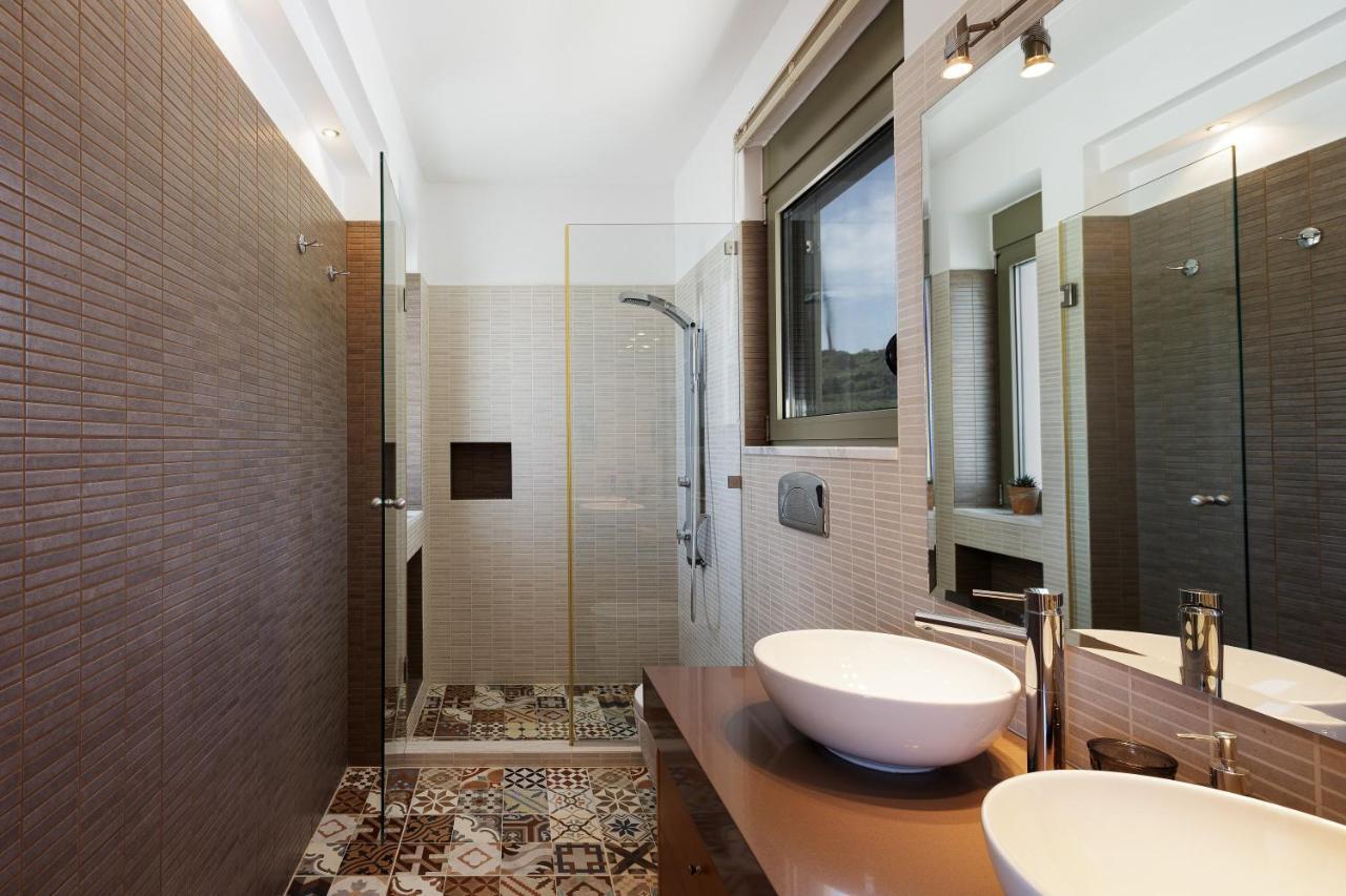 Rizes Villa With Jacuzzi & Heated Pool Agia Triada Екстер'єр фото