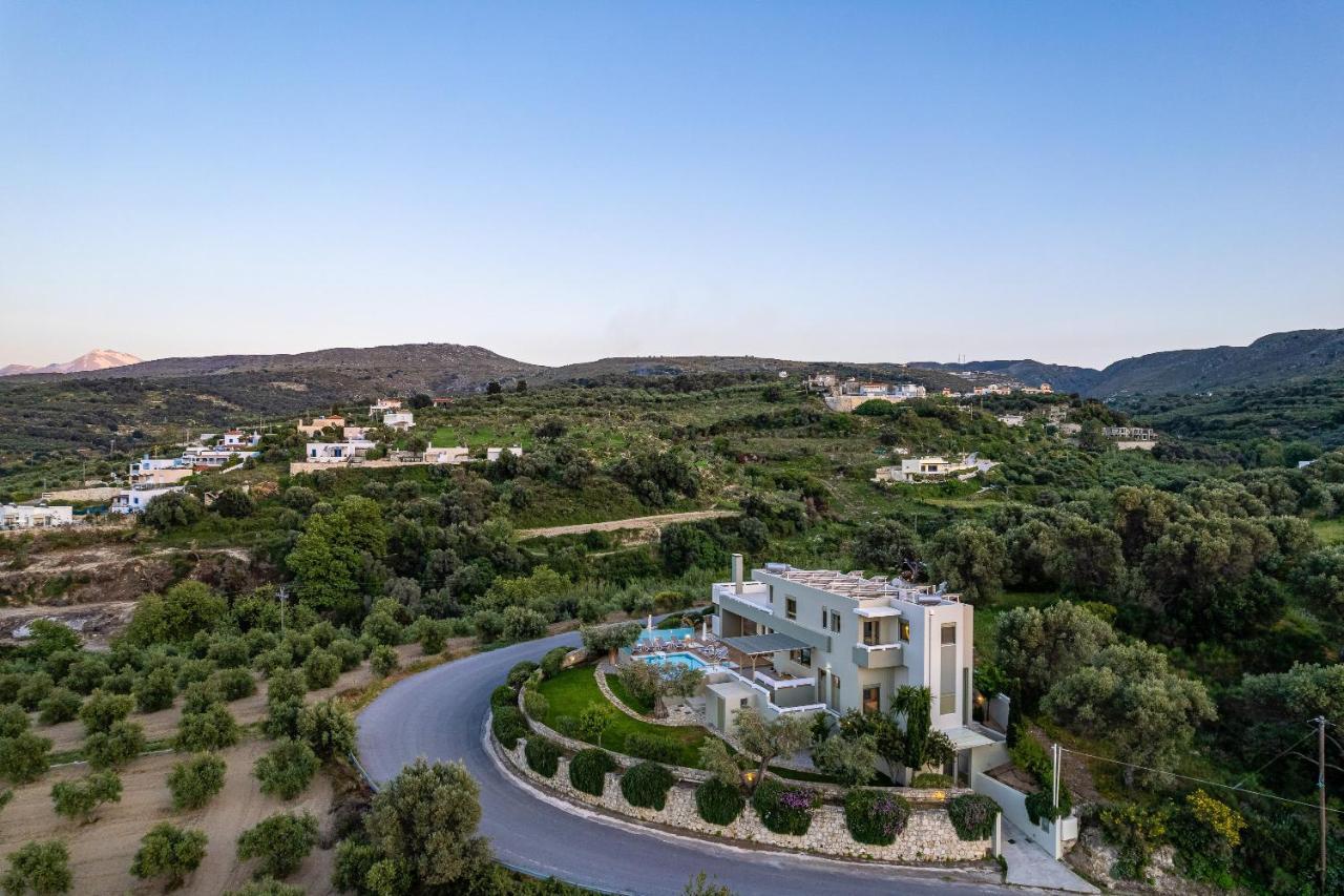 Rizes Villa With Jacuzzi & Heated Pool Agia Triada Екстер'єр фото